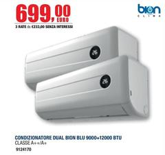 Condizionatore  BIOQ BLUE000+12000 BTU