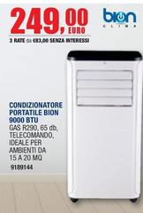 Bion Heating - Condizionatore Portatile 9000 BTU