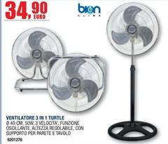 Ventilatore 3 In 1 Turtle