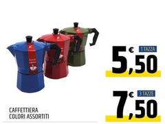 Caffettiera Colori Assortiti