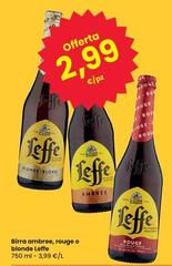 Leffe - Birra Ambree, Rouge O Blonde