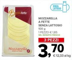 Mozzarella A Fette Senza Lattosio