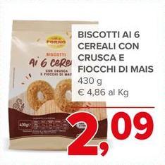 Biscotti Ai 6 Cereali Con Crusca E Fiocchi Di Mais