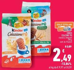 Ferrero - Kinder Colazione Più