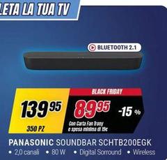 Panasonic - Soundbar SCHTB200EGK