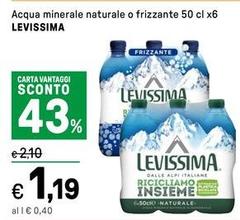 Levissima - Acqua Minerale Naturale O Frizzante