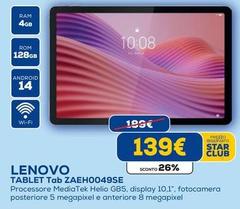 Lenovo - Tablet Tab ZAEH0049SE