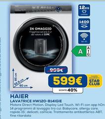Haier - Lavatrice HW120-B14IGIE