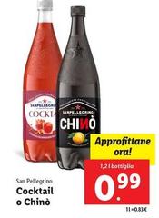 San Pellegrino - Cocktail O Chinò