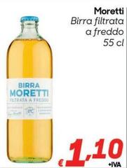 Moretti - Birra Filtrata A Freddo