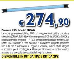 Pavotube II 30C Tubo Led RGBWW 