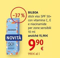 Bilboa - Stick Viso Con Vitamina C, Vitamina E E Niacinamide Per Zone Sensibili 10 Ml