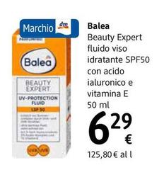 Balea - Fluido Viso Idratante SPF50 Con Acido Ialuronico E Vitamina E