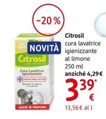 Citrosil - Cura Lavatrice Igienizzante Al Limone 250 Ml