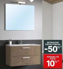 Mobile Da Bagno Sospeso Panama Finitura Bronzo