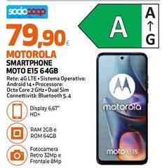 Motorola - Smartphone Moto E15 64gb