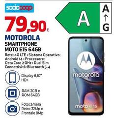 Motorola - Smartphone Moto E15 64gb