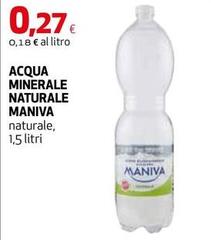 Maniva - Acqua Minerale Naturale