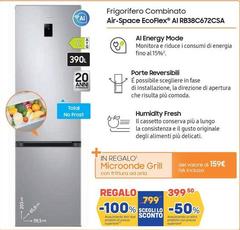 Samsung - Frigorifero Combinato Air-space Ecoflex AI RB38C672CSA