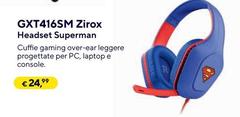 Gxt416sm Zirosx Headset Superman