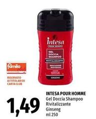Intesa - Gel Doccia Shampoo Rivitalizzante Ginseng