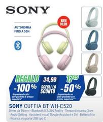 Sony - Cuffia BT WH-C520