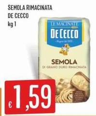 De Cecco - Semola Rimacinata