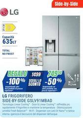 LG - Frigorifero Side-By-Side GSLV91MBAD