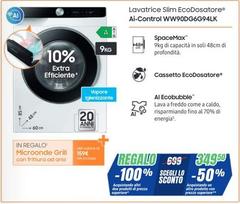 Samsung - Lavatrice Slim Ecoodisk