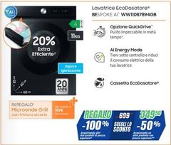 Samsung - Lavatrice Ecoodosatore Bespoke AI