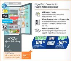 Samsung - Frigorifero Combinato First 75 AI RB53DQ703DS9