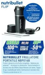Nutribullet - Frullatore Portatile NBP016B