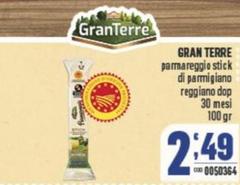 Granterre - Parmareggio Stick Di Parmigiano Reggiano DOP 30 Mesi