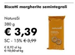 NaturaSì - Biscotti Margherite Semintegrali