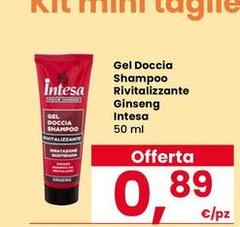 Intesa - Gel Doccia Shampoo Rivitalizzante Ginseng