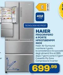 Haier - Frigorifero 4 Porte HFR3718ENMM