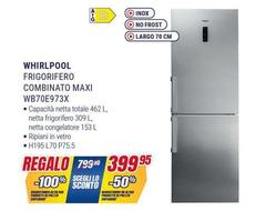 Whirlpool - Frigorifero Combinato Maxi WB70E9773X