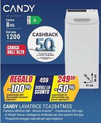 Candy - Lavatrice TCA284TM5S