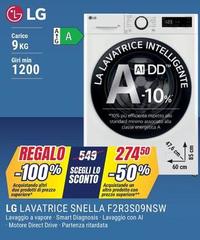 LG - Lavatrice Snella F2R3S09NSW