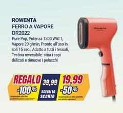 Rowenta - Ferro A Vapore DR2022