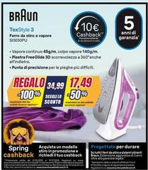 Braun - Ferro Da Stiro A Vapore SI33030PU
