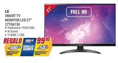 LG - Smart Tv Monitor Led 27