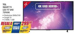 TCL - Smart Tv Led 75