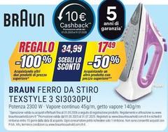 Braun - Ferro Da Stiro Texstyle 3 SI3030PU