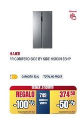 Haier - Frigorifero Side By Side HSR3918ENP