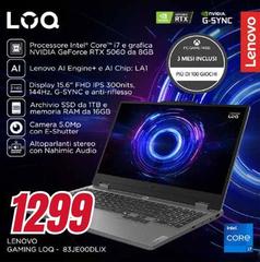 Lenovo -  Gaming Loq-83je00dlix
