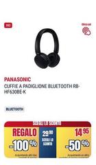 Panasonic - Cuffie A Padiglione Bluetooth Rb- Hf630be-k