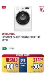 Whirlpool - Lavatrice Carico Frontale Ffb 1148 Bsv It