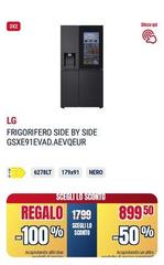 LG - Frigorifero Side By Side GSXE91Evad.AEYQUEUR