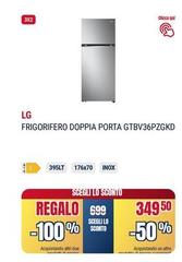 LG - Frigorifero Doppia Porta Gtbv36pzgkd